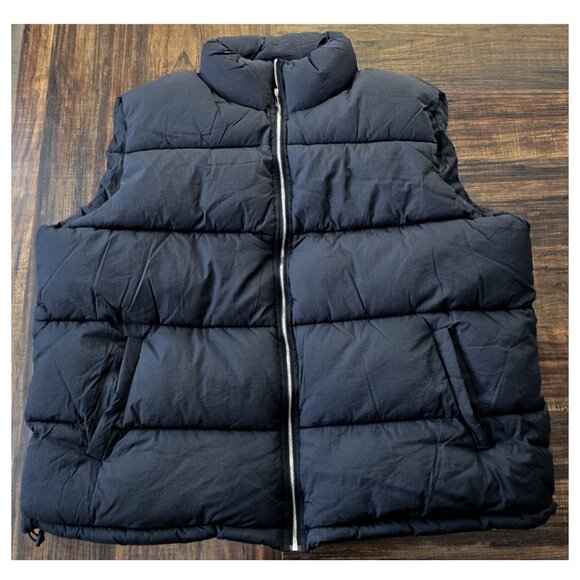 Women's Plus Size Black Puffer Vest UK XXL US (18/20) - Picture 4 of 11